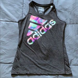 Adidas athletic tank top work out cute